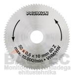 Saeketas Proxxon 50*10*0.5mm 80T 28011