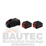 Akud + laadija Bosch GBA 18V 2x8.0Ah ProCORE18V + GAL 1880 CV