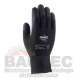 Töökindad külma ilma jaoks, Uvex Unilite Thermo Plus, mustad, suurus 10