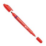 Kahe otsaga tindimarker Markal DURA-INK Dual Tip, punane