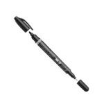 Kahe otsaga tindimarker Markal DURA-INK Dual Tip, must