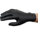 Ühekordsed nitriilkindad Ansell Microflex 93-852, 100tk, 0,12mm mustad, suurus M (7.5-8)