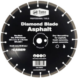Teemantlõikeketas asfalt 400x25,4mm Tamo