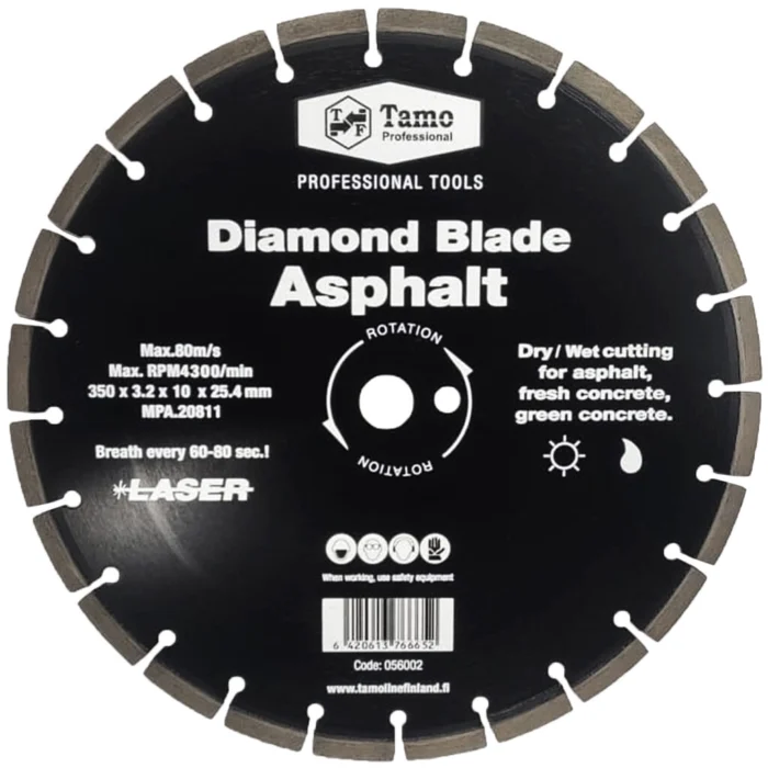 Teemantlõikeketas asfalt 400x25,4mm Tamo - Image 1