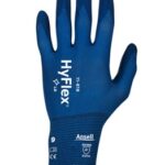 Töökindad Ansell HyFlex 11-818 õhukesest nailonist, peopesa kastetud vaht nitriilga, suurus 9