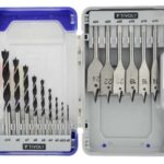 Puidupuuride komplekt 15 osa: 6 lapikpuuri (14-24mm) + 9 spiraalpuuri (2-10mm) Tivoly