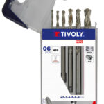 Metallipuuride komplekt 2-8mm, HSS, üleni lihvitud, 6 puuri Tivoly