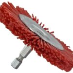 Nailon ketashari trellile, Ø100mm, Grit 80, 1/4 kuuskant Tivoly