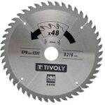 Saeketas 190x30x2.8/1.7mm, z40, 15°, (20mm adapter), puidule Tivoly