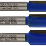 Sõrmfreeside komplekt 10 / 12 / 14 mm, 8mm saba Tivoly