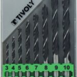 Puidupuuride komplekt 3-10mm, 8-osaline Tivoly