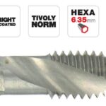 Kombikeermepuur M8x1.25, HSS, 1/4" kuuskant kinnitus Tivoly