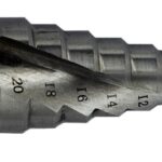 Astmeline puur HSS, Ø4-20 mm. Aste 2 mm. Laastusoon spiraalne. Haljas Tivoly