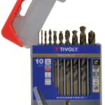 Metallipuuride komplekt 1-10mm, HSS-Co, üleni lihvitud, 10 puuri Tivoly