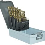 Metallipuuride komplekt 1-13mm, HSS-Co, üleni lihvitud. Tipunurk terav (split point) 135°, 25 puuri Tivoly