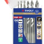 Metallipuuride komplekt 2-8mm, HSS "Smart Point" progresseeruva tipuga, 6 puuri Tivoly