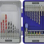 Puuride komplekt 2-8mm, Multi Material - metallile, puidule, betoonile ja keraamilistele plaatidele + otsakud - 28 osa Tivoly