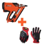 Naelapüstol ja töökindad