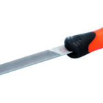 Teritusviil lapik 10" 250mm jäme raie käepidemega Bahco