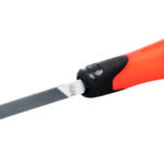 Kolmnurkne saeteritusviil 5" 125mm peen raie käepidemega Bahco