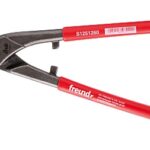 Plekikäärid sirge lõige Ideal 260mm HRC 56 (vasak, punane PVC kate) Freund