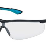 Kaitseprillid Uvex Sportstyle värvitu supravision extreme kattega lääts, raam must/sinine