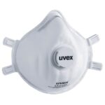 Respiraator Uvex silv-Air classic 2310 FFP 3, eelvormitud klapiga,valge, 3 tk pakis