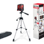 Ristjoonlaser 872 PROLASER PLUS punase kiire ja kolmjalaga 1,3m Kapro