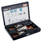 Komplekt kolmest seadistatavatest lukustusrõnga tangidest avale ja võllile (sirged, 15° ja 90°) 160mm, 200mm ja 250mm Bahco