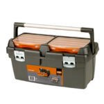 Tööriistakast PTB60 600x305x295mm 37L metallist lukustid Bahco