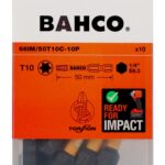 Otsakud 66IM T10 50mm Impact, 10tk Bahco