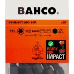 Otsakud 66IM T15 50mm Impact, 10tk Bahco