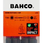 Otsakud 66IM T30 50mm Impact, 10tk Bahco