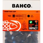 Otsakud 66IM T25 25mm Impact, 25tk Bahco