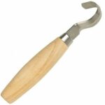 Voolimisnuga 162, 15mm raadiusega, kahelt poolt terav tera, roostevaba teras, nahast vutlariga MORAKNIV