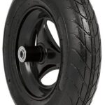 Tugevdatud pneumaatiline käruratas kaherattalistele mudelitele, 41x10cm koos võlli ja 1x kuullaagritega Truper