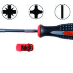 Kruvikeeraja/otsakute hoidik + otsakud PH1/2,PZ1/2,SL4,5/5,5 6tk Bahco