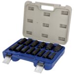 Kuuskant pikkade löökpadrunvõtmete komplekt 14 osa 10-32mm 1/2" Irimo