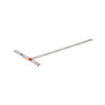 Reguleeritav alumiiniumist nelja asendiga kokupandav T-nurgik 1200mm kipsitöödeks, 22.5°, 45°, 67.5°, 90° Bahco