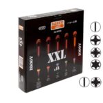 XXL Elektriku kruvikeerajate kmpl. ERGO™ 14 osa - SL2,5/3,0/3,5/4,0/5,5; PH1/2; PZ1/2; T10/15/20; Combi SL5/PZ1, SL6/PZ2 - 1000V VDE Bahco