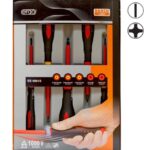 Elektriku kruvikeerajate komplekt ERGO™ 5 osa - SL3,0/4,0/5,5; PH1/2 - 1000V VDE Bahco