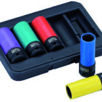 Löökpadrunvõtmete komplekt rattapoltidele 5 osa 17/19/21/22/24mm Bahco