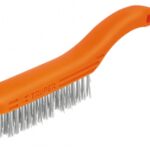 Traathari roostevaba, plastik käepidemega 28cm, 4x16 rida, traat 0.35mm Truper