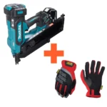 Makita naelapüss ja töökinnaste komplekt