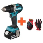 Akutrell Makita DDF484Z ja kaitsekinnaste komplekt