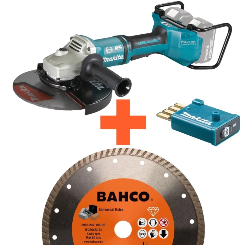 Makita ketaslõikur, Bahco teemantketas ja AWS kiip.
