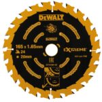 Saeketas DeWalt 165*20/24T/1,65mm puit/nael DT10400