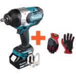 Makita löökmutrikeeraja DTW1002 ja kindad komplekt