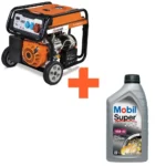 Elektrigeneraator ja mootoriõli komplekt