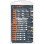 Tikksaelehtede kmpl puidule, metallile ja plastile 16 osa Truper